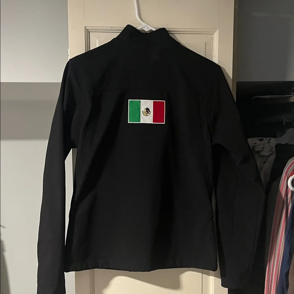 Ariat women Black Performance Jacket with mexican Logo - Picture 2 of 2